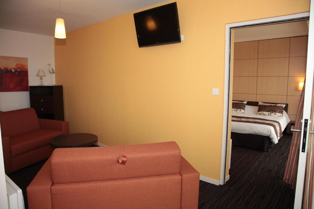 Logis Hotellerie Les Brisants , Restaurant J M Perochon Brétignolles-sur-Mer Oda fotoğraf